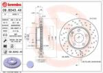 BREMBO féktárcsa 09. B343.4X