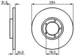 Bosch tömör féktárcsa Ø254mm 0 986 478 345