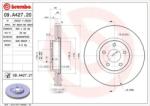 BREMBO Féktárcsa szellőző Ø300mm 09. A427.21