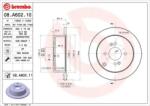 BREMBO Féktárcsa tömör Ø262mm 08. A602.11