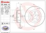 BREMBO Féktárcsa tömör Ø320mm 08. A403.11