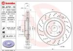 BREMBO fékkorong lyukasztás/belső hűtött Ø345mm 09. A731.11