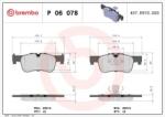 BREMBO fékbetét készlet, tárcsafék P06 078