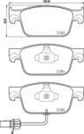 BREMBO fékbetét készlet, tárcsafék P85 153