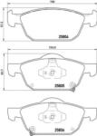 BREMBO fékbetét készlet, tárcsafék P28 076
