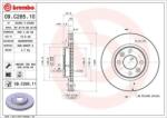 BREMBO Féktárcsa szellőző Ø258mm 09. C285.11