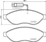 BREMBO fékbetét készlet, tárcsafék P23 143