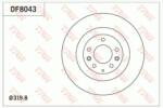 TRW szellőző féktárcsa Ø320mm DF8043