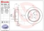 BREMBO Féktárcsa tömör Ø286mm 08. C252.11
