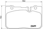 BREMBO fékbetét készlet, tárcsafék P83 039
