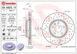 BREMBO fékkorong lyukasztás/belső hűtött Ø314mm 09. a820.1x