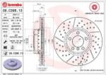 BREMBO Féktárcsa Kétrészes féktárcsa Ø340mm 09. C398.13