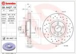 BREMBO féktárcsa perforált/belső hűtéses Ø300mm 09. A427.1X