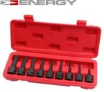 Energy - SPLINE ütvecsavarozó készlet 1/2", 9 db