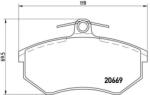 BREMBO fékbetét készlet, tárcsafék P85 092