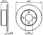 Bosch tömör féktárcsa Ø244, 8mm 0 986 478 073