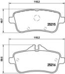 BREMBO fékbetét készlet P50 099