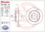 BREMBO Féktárcsa tömör Ø279mm 08. A337.11