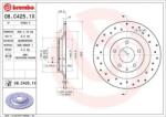 BREMBO féktárcsa perforált Ø303mm 08. C425.1X