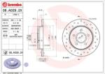 BREMBO Féktárcsa Xtra - fúrt 08. A029.2X