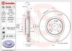 BREMBO Féktárcsa szellőző Ø320mm 09. D228.11