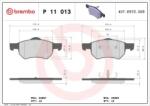 BREMBO fékbetét készlet, tárcsafék P11 013