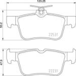 BREMBO fékbetét készlet P24 175