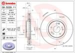 BREMBO Féktárcsa szellőző Ø320mm 09. D229.11