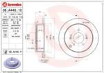 BREMBO Féktárcsa tömör Ø284mm 08. A446.11