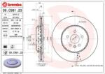 BREMBO féktárcsa 09. C981.23