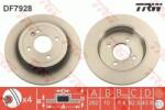 TRW Féktárcsa tömör Ø262mm DF7928