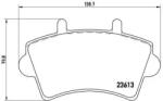 BREMBO fékbetét készlet P59 039