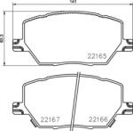BREMBO fékbetét készlet Xtra P23 164X