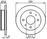 Bosch tömör féktárcsa Ø229, 8mm 0 986 478 727