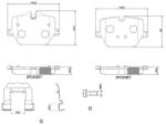 BREMBO fékbetét készlet, tárcsafék P06 116