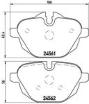 BREMBO fékbetét készlet, tárcsafék P06 064X