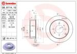 BREMBO Féktárcsa tömör Ø262mm 08. A114.11