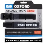 OXFORD Atlas B-Clip csomagtartó hevederek, 2 db, OXFORD (szürke, 26 mm x 2 m)