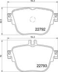 BREMBO fékbetét készlet P50 141