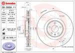 BREMBO Féktárcsa hornyolt Ø360mm 09. D939.11