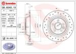 BREMBO féktárcsa perforált Ø302mm 08. A540.1X