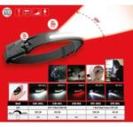 KS TOOLS - Fejlámpa AKU Li-Ion 3W COB LED +1W HighPower XPE LED