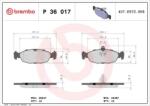 BREMBO fékbetét készlet, tárcsafék P36 017