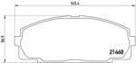 BREMBO fékbetét készlet, tárcsafék P83 092