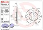 BREMBO fékkorong lyukasztás/belső hűtött Ø273mm 09. A865.1X