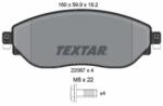 TEXTAR fékbetét készlet, tárcsafék 2208701