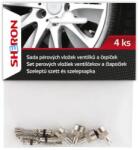 SHERON Szelepfedő sapkák és szeleptömítő készlet, 4 db