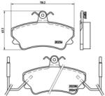 BREMBO fékbetét készlet, tárcsafék P68 019