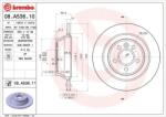 BREMBO Féktárcsa tömör Ø302mm 08. A536.11