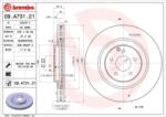 BREMBO Féktárcsa szellőző Ø345mm 09. A731.21